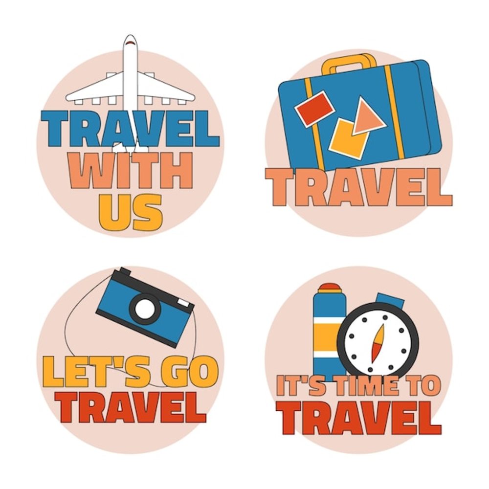 旅行社平面標(biāo)簽集合 全方位業(yè)務(wù)解析